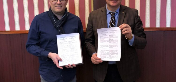 Офіційне підписання угоди про міжнародне співробітництво Офіційне підписання угоди про міжнародне співробітництво