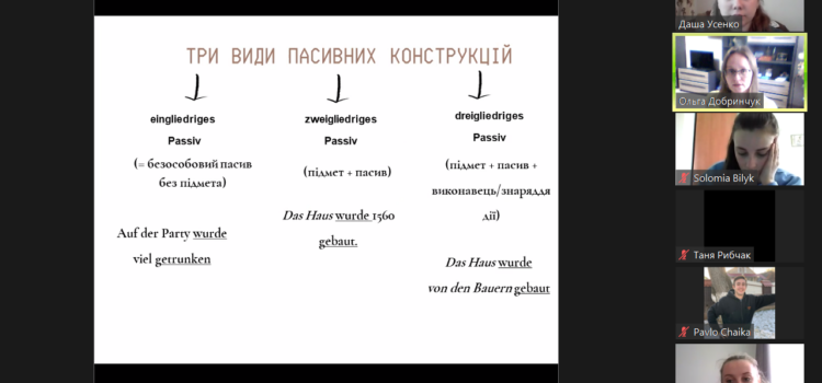 Засідання наукового гуртка «Формування та розвиток граматичної компетентності в процесі вивчення німецької мови» Засідання наукового гуртка «Формування та розвиток граматичної компетентності в процесі вивчення німецької мови»