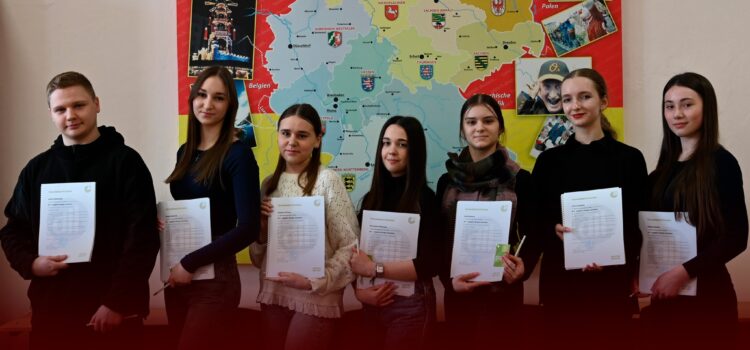 Урочисте вручення міжнародних сертифікатів Goethe-Institut